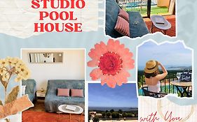 Studio Pool House Vue Mer Panoramique Amazing Sea View Wifi Linge Linen Inclut Aircondition